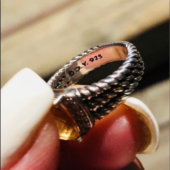 🌹David Yurman Citrine & Diamond Ring 🌹!! - Picture 5 of 8